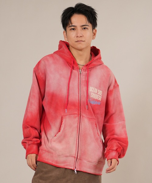 ムラサキスポーツ(ムラサキスポーツ)の「【ムラサキスポーツ限定】DEAR LAUREL/ディアローレル Vintage Zip パーカー D25F-1203(パーカー・メンズ・スミクロ/レッド/ブラウン/ネイビー・M/L)」の17枚目の写真