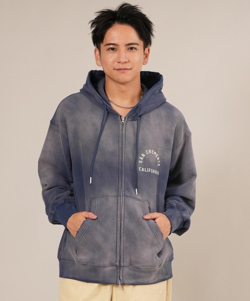 ムラサキスポーツ(ムラサキスポーツ)の「【ムラサキスポーツ限定】DEAR LAUREL/ディアローレル Vintage Zip パーカー D25F-1203(パーカー・メンズ・スミクロ/レッド/ブラウン/ネイビー・M/L)」の11枚目の写真