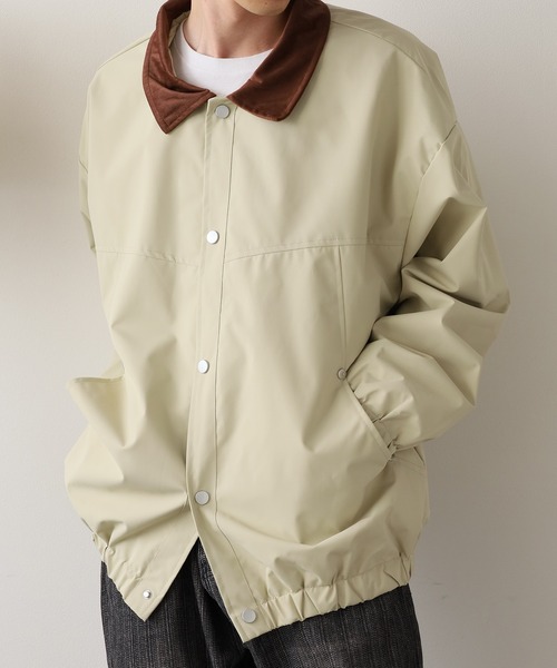 ROOPTOKYO(ループトウキョウ)の「バイカラー ナイロンブルゾン コーチジャケット(ブルゾン・メンズ・アイボリー・XL/L)」の7枚目の写真