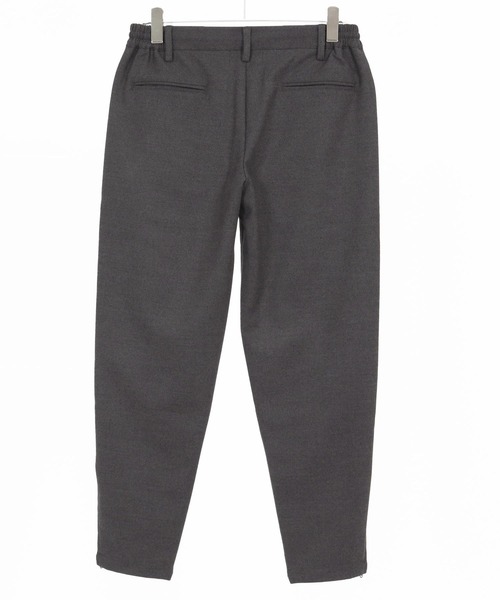 1minute 1second（ワンミニットワンセカンド）の「mp13844-zip slacks with heart embroidery スラックスパンツ（スラックス・メンズ・ブラック/チャコール・S/M/L/XL）」の20枚目の写真