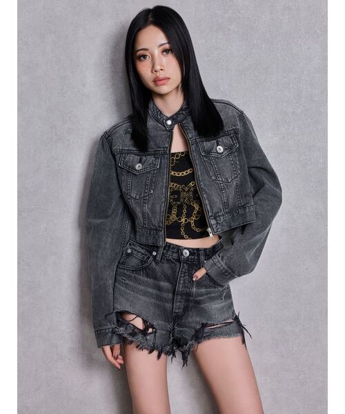 GYDA(ジェイダ)の「chainストラップテレコビスチェ(キャミソール・レディース・ピンク/その他1/ブラック/オフホワイト/その他2・FREE)」の8枚目の写真