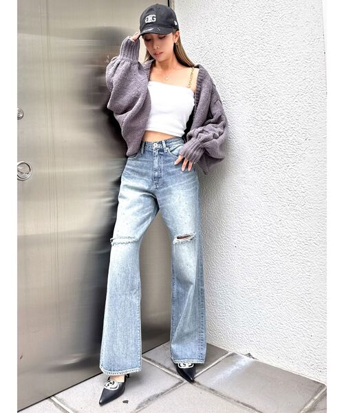 GYDA（ジェイダ）の「chainストラップテレコビスチェ（キャミソール・レディース・ピンク/その他1/ブラック/オフホワイト/その他2・FREE）」の14枚目の写真