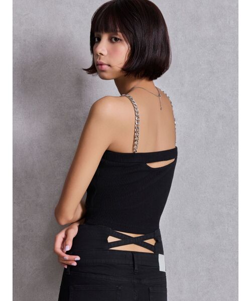 chainストラップテレコビスチェ（キャミソール）｜GYDA（ジェイダ）の