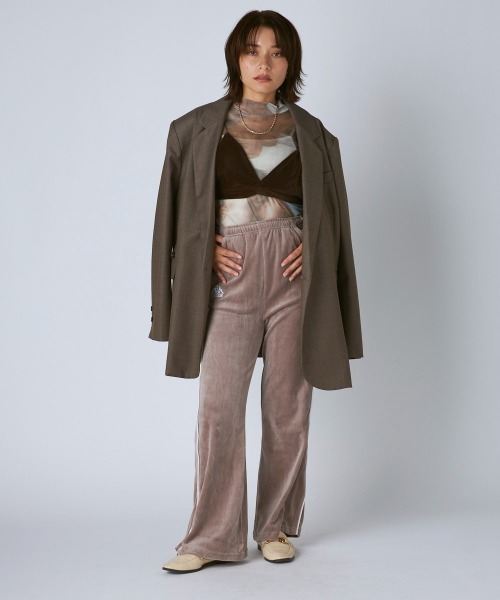 Kappa（カッパ）の「ベロアフレアパンツ（その他パンツ・レディース・グレー/ブラック・LARGE/MEDIUM/SMALL）」の13枚目の写真