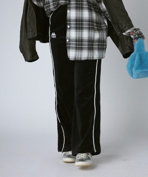 Kappa（カッパ）の「ベロアフレアパンツ（その他パンツ・レディース・グレー/ブラック・LARGE/MEDIUM/SMALL）」の14枚目の写真