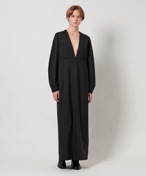 セール】＜LOEFF＞W TORO Vネック ドレス（ワンピース）｜LOEFF