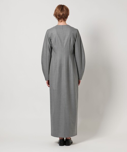 LOEFF（ロエフ）の「＜LOEFF＞W TORO Vネック ドレス（ワンピース・レディース・ネイビー/グレー・1/0）」の12枚目の写真