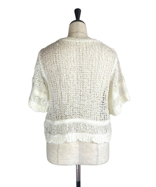 HONEY MI HONEY(ハニーミーハニー)の「poodle crochet knit tops(ニット/セーター・レディース・オフホワイト/ブラック/コーラル・FREE)」の21枚目の写真