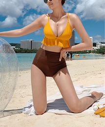 水着（イエロー/黄色系・タンキニ）ファッション通販 - ZOZOTOWN