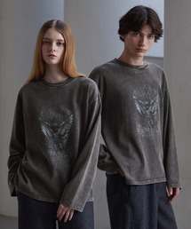CLEL（クレイル）の「【CLEL】Heavy Weight Vintage Design Print T-shirt / ヘビーウェイト ヴィンテージデザインプリントTシャツ(ロンT) (2025ver.)（Tシャツ/カットソー・メンズ）」