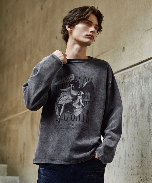 CLEL】Heavy Weight Vintage Design Print T-shirt / ヘビーウェイト