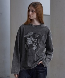 CLEL（クレイル）の「【CLEL】Heavy Weight Vintage Design Print T-shirt / ヘビーウェイト ヴィンテージデザインプリントTシャツ(ロンT) (2025ver.)（Tシャツ/カットソー）」