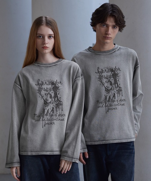 【CLEL】ヘビーウェイト ヴィンテージデザインゲームTシャツ M ホワイト系 CLEL（クレイル）の「【CLEL】Heavyweight Vintage Design Short