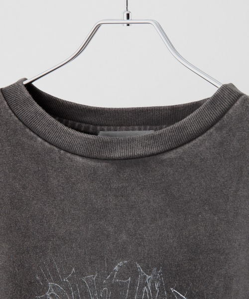 CLEL(クレイル)の「【CLEL】Heavy Weight Vintage Design Print T-shirt / ヘビーウェイト ヴィンテージデザインプリントTシャツ(ロンT) (2025ver.)(Tシャツ/カットソー・メンズ・ブラック系1/グレー系3/ホワイト系1/グレー系2・L/M/S/XS)」の11枚目の写真