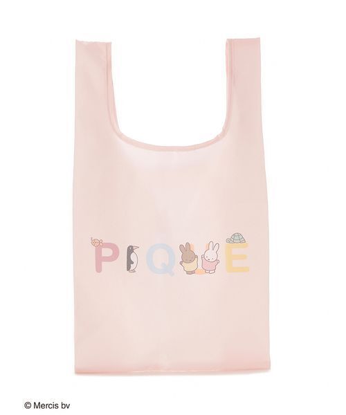 gelato pique(ジェラートピケ)の「【Dick Bruna】miniエコバッグ(エコバッグ/サブバッグ・レディース・オフホワイト/ピンク・F)」の2枚目の写真