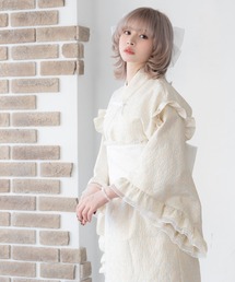 夢展望　ディアマイラブ　浴衣　ホワイト 夢展望（YUMETENBO）｜ユメテンボウの浴衣通販 - ZOZOTOWN