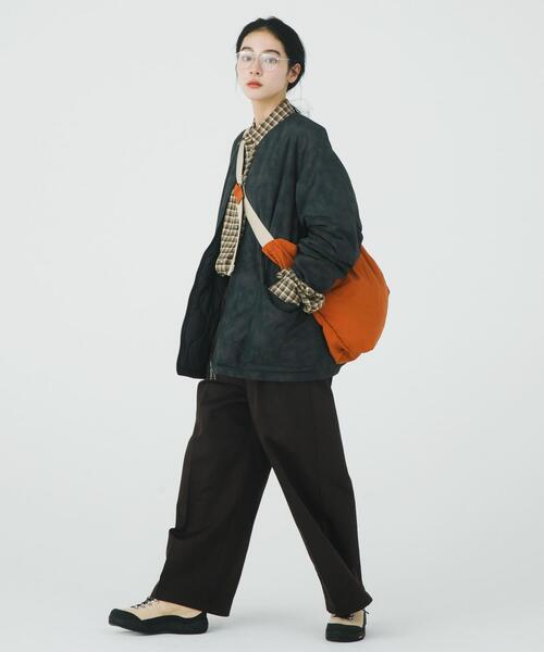 Dickies（ディッキーズ）の「『別注』Dickies×EKAL　ワイドトラウザー（その他パンツ・レディース・ブラウン/ブラック・ONE）」の7枚目の写真