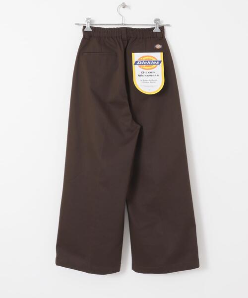 Dickies（ディッキーズ）の「『別注』Dickies×EKAL　ワイドトラウザー（その他パンツ・レディース・ブラウン/ブラック・ONE）」の9枚目の写真