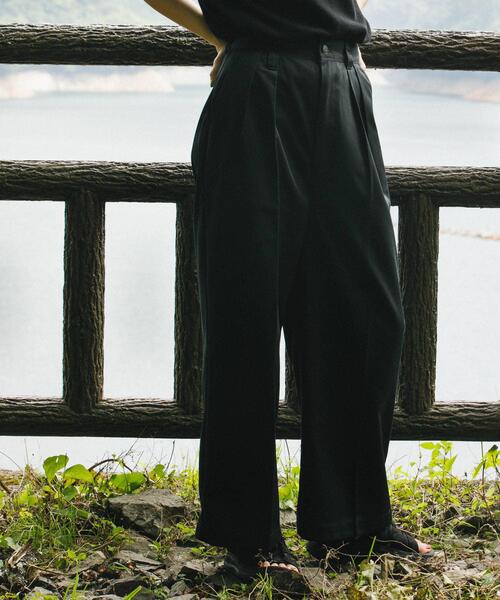 Dickies（ディッキーズ）の「『別注』Dickies×EKAL　ワイドトラウザー（その他パンツ・レディース・ブラウン/ブラック・ONE）」の16枚目の写真