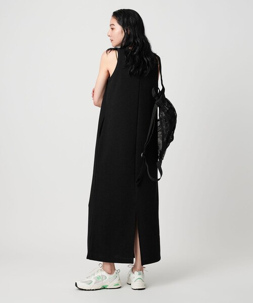 BEAUTY&YOUTH UNITED ARROWS（ビューティーアンドユースユナイテッドアローズ）の「ポリエステルアメリカンスリーブワンピース（ワンピース・レディース・ナチュラル/ブラック/ダークブラウン・S/M）」の6枚目の写真