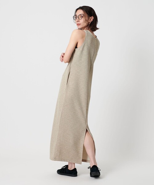 BEAUTY&YOUTH UNITED ARROWS（ビューティーアンドユースユナイテッドアローズ）の「ポリエステルアメリカンスリーブワンピース（ワンピース・レディース・ナチュラル/ブラック/ダークブラウン・S/M）」の14枚目の写真