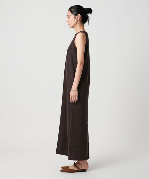 BEAUTY&YOUTH UNITED ARROWS（ビューティーアンドユースユナイテッドアローズ）の「ポリエステルアメリカンスリーブワンピース（ワンピース・レディース・ナチュラル/ブラック/ダークブラウン・S/M）」の16枚目の写真