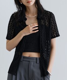 GALLEST | 【一部店舗限定】カットレースポロ(シャツ/ブラウス)