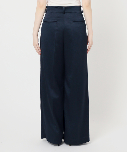 EVERYDAY I LIKE.(エヴリディアイライク)の「*ミニマルサテンパンツ(スラックス・レディース・ネイビー・38/36/34)」の21枚目の写真