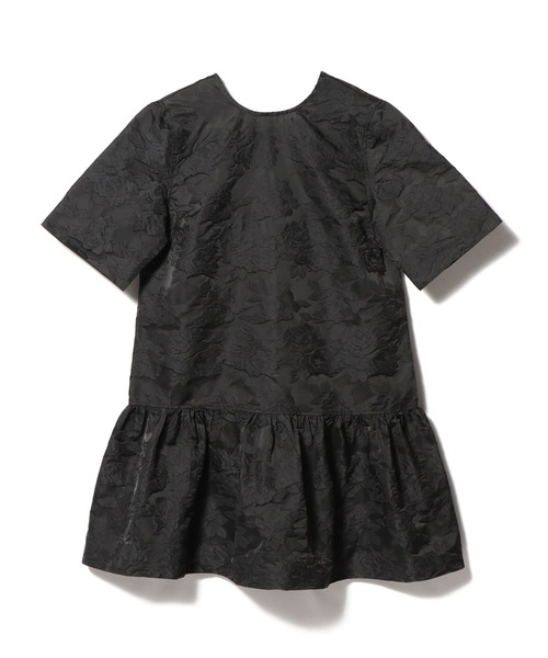 GANNI(ガニー)の「GANNI / ボタニカルジャカードオープンバックミニドレス(ワンピース・レディース・ブラック・34)」の5枚目の写真