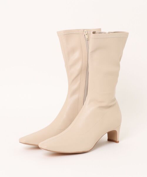 Mollini（モリーニ）の「DARAH-MO（ブーツ・レディース・クリーム・38）」の2枚目の写真