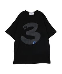 UN3D. tシャツ 「UN3D./アンスリード」MIX BORDER TURTLE TOP