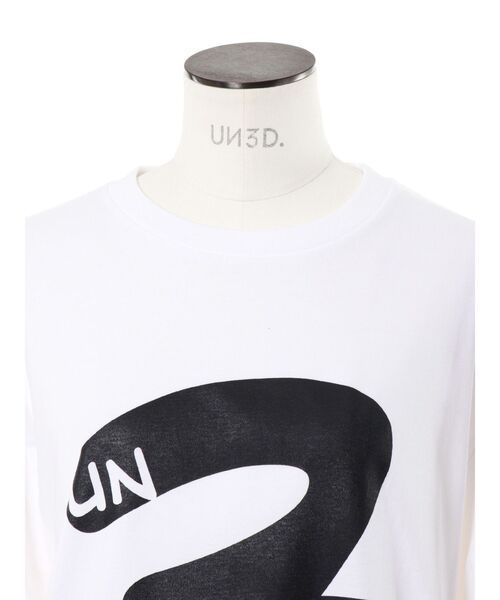 UN3D.（アンスリード）の「【ZOZO限定】3 PRINT T-SH / 3プリントTシャツ（Tシャツ/カットソー・レディース・ホワイト/ブラック・FREE）」の7枚目の写真