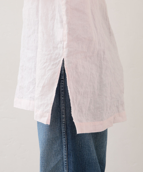 JOURNAL STANDARD LUXE（ジャーナルスタンダード　ラックス）の「《追加3》エアリネン Plain-ブラウス（シャツ/ブラウス・レディース・ピンク系その他/ホワイト・FREE）」の18枚目の写真