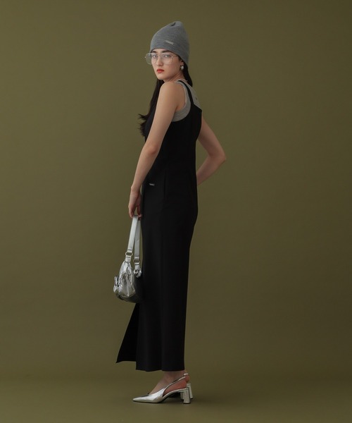 DISPATCHER NO.8（ディスパッチャーナンバーエイト）の「<シワになりにくい>アメスリワンピース（ワンピース・レディース・ブラック/オリーブ・ONE SIZE）」の19枚目の写真