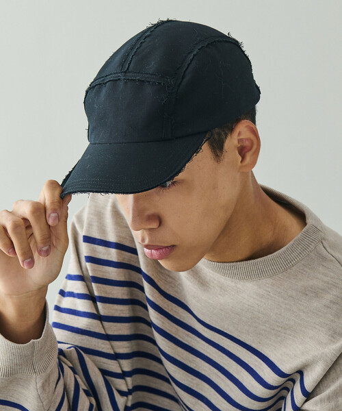 KIJIMA TAKAYUKI(キジマ タカユキ)の「KIJIMA TAKAYUKI | 5P ジェットキャップ MEN(キャップ・メンズ・ブラック/グレイッシュベージュ・F)」の14枚目の写真