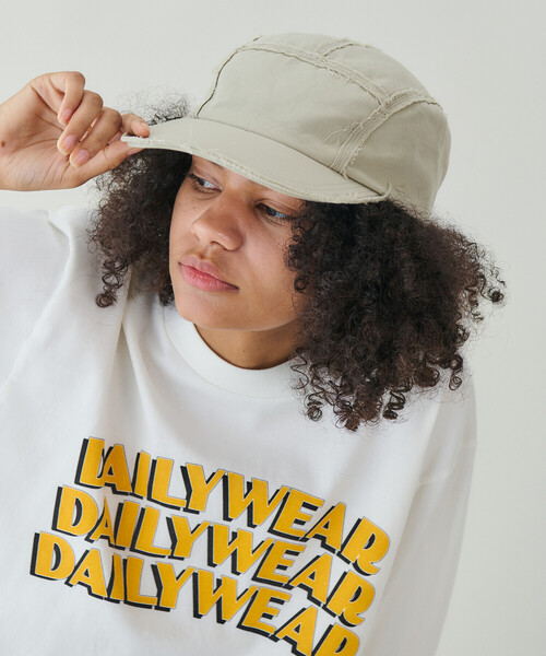 KIJIMA TAKAYUKI(キジマ タカユキ)の「KIJIMA TAKAYUKI | 5P ジェットキャップ MEN(キャップ・メンズ・ブラック/グレイッシュベージュ・F)」の2枚目の写真