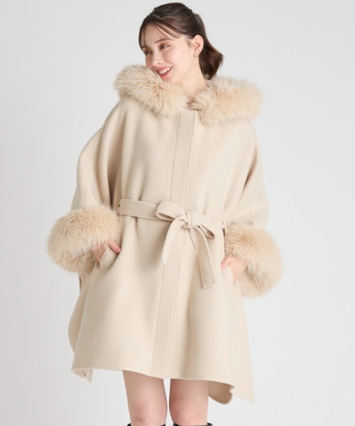 ファーポンチョコート（ポンチョ）｜CELFORD（セルフォード）の