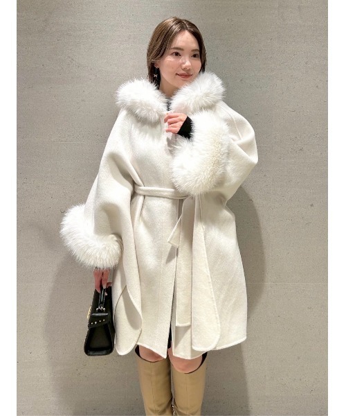 ファーポンチョコート（ポンチョ）｜CELFORD（セルフォード）の