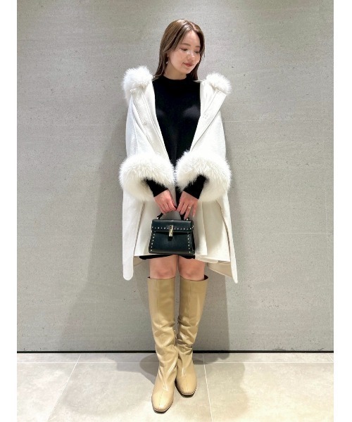 セール】ファーポンチョコート（ポンチョ）｜CELFORD（セルフォード