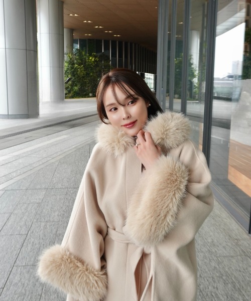 ファーポンチョコート（ポンチョ）｜CELFORD（セルフォード）の