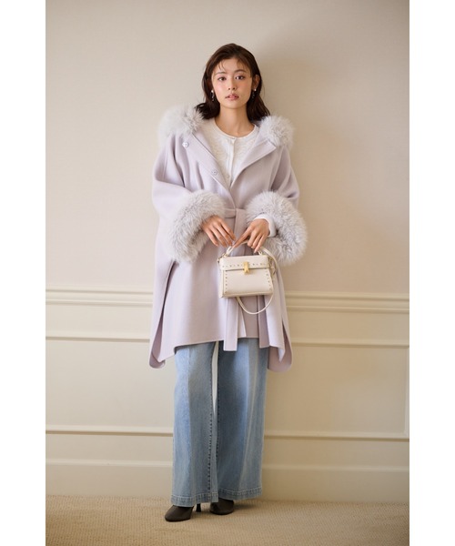 ファーポンチョコート（ポンチョ）｜CELFORD（セルフォード）の