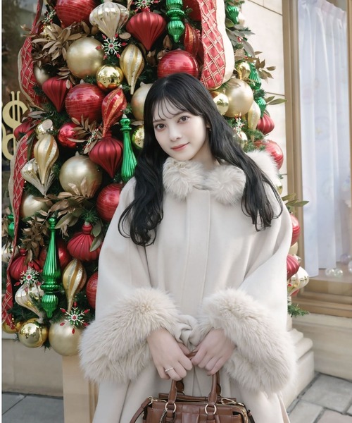 ファーポンチョコート（ポンチョ）｜CELFORD（セルフォード）の