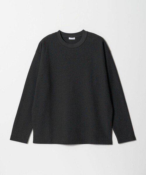 BEAUTY&YOUTH UNITED ARROWS(ビューティーアンドユースユナイテッドアローズ)の「【WEB限定 WARDROBE SMART】エアリー カノコ カットソー 【抗菌・防臭】(Tシャツ/カットソー・メンズ・ブラック/ダークグレー/オフホワイト/ライトグレー・XL/L/M/S)」の21枚目の写真