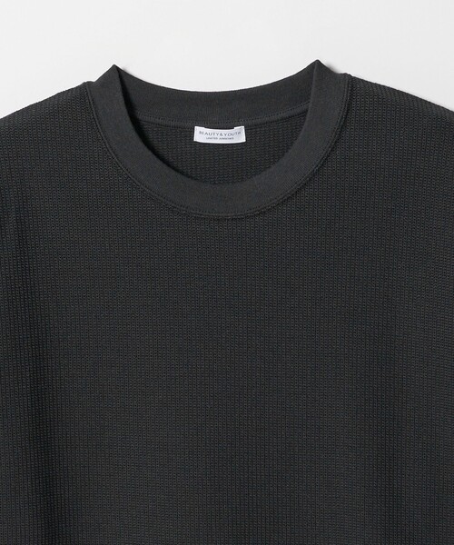 BEAUTY&YOUTH UNITED ARROWS(ビューティーアンドユースユナイテッドアローズ)の「【WEB限定 WARDROBE SMART】エアリー カノコ カットソー 【抗菌・防臭】(Tシャツ/カットソー・メンズ・ブラック/ダークグレー/オフホワイト/ライトグレー/ダークブラウン・XL/L/M/S)」の21枚目の写真