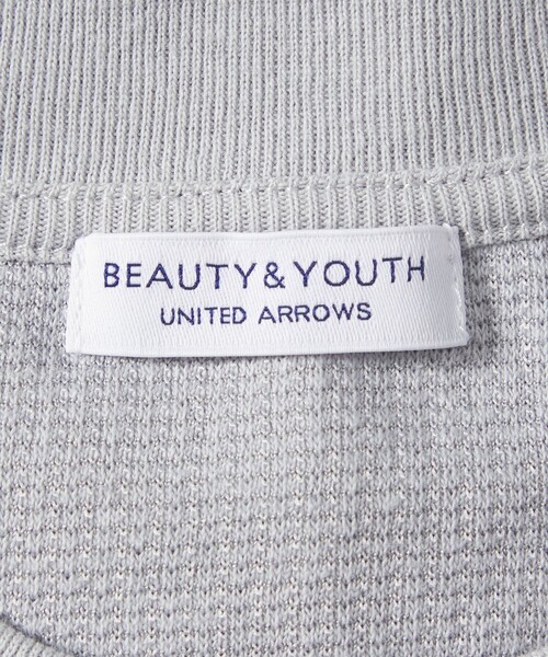 BEAUTY&YOUTH UNITED ARROWS(ビューティーアンドユースユナイテッドアローズ)の「【WEB限定 WARDROBE SMART】エアリー カノコ カットソー 【抗菌・防臭】(Tシャツ/カットソー・メンズ・ブラック/ダークグレー/オフホワイト/ライトグレー・XL/L/M/S)」の7枚目の写真