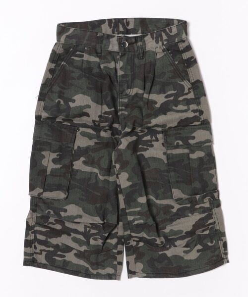 THE HITSS(ヒッツ)の「カモフラ 迷彩 ワイドシルエット カーゴ ハーフパンツ ジョーツ(カーゴパンツ・レディース・カモフラージュ・M/L)」の16枚目の写真