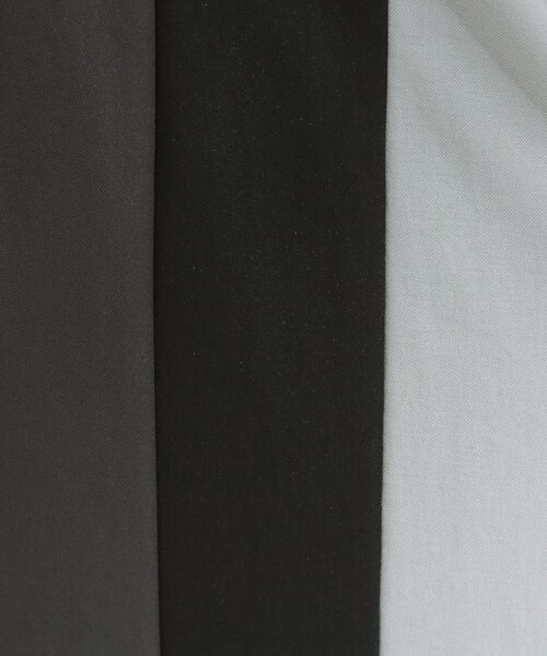 SHOO・LA・RUE（シューラルー）の「【S-LL/ひんやり】全身すっきり見えが楽に叶う サイド切替 バイカラーAラインワンピース（ワンピース・レディース・ネイビー系4/ブラック系4/ブラック系その他5・04/03/02/01）」の7枚目の写真