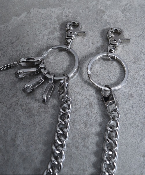 welise（ウェライズ）の「welise×犬飼京 -ephemeral-　サージカルステンレス マルチウェイウォレットチェーン（ウォレットチェーン・メンズ・シルバー・FREE）」の12枚目の写真