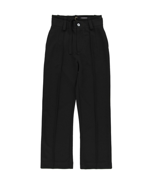 ALEXIA STAM（アリシアスタン）の「Center Press Pants /ウエストベルトパンツ（スラックス・レディース・アイボリー/ブラック・M/S）」の21枚目の写真