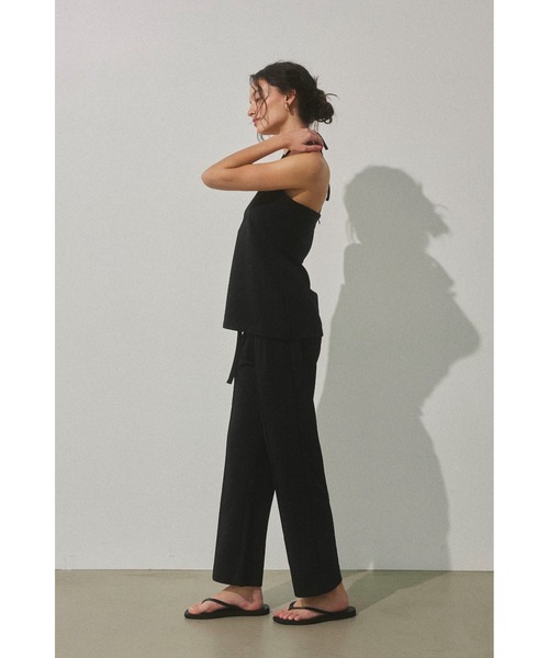 ALEXIA STAM（アリシアスタン）の「Center Press Pants /ウエストベルトパンツ（スラックス・レディース・アイボリー/ブラック・M/S）」の14枚目の写真